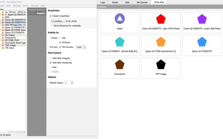 DropFolders & Jobtickets