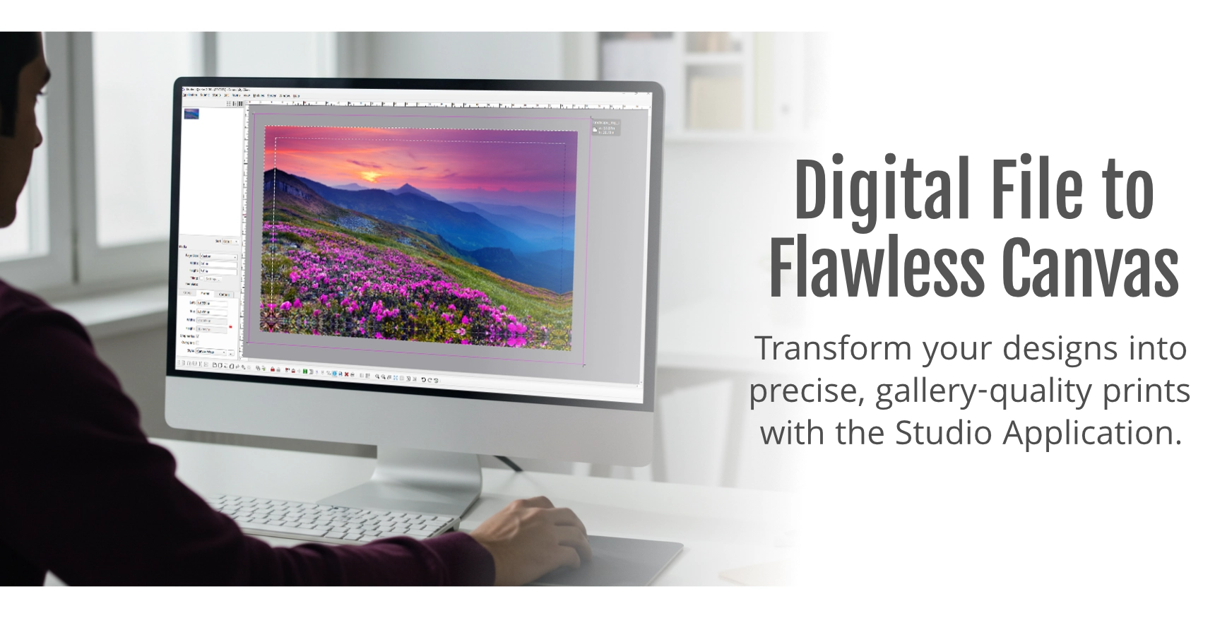 Digital File To Canvas Left