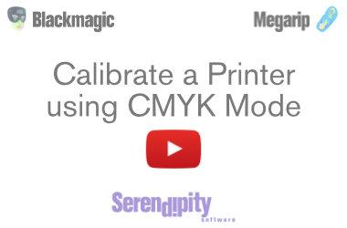 Calibrate a Printer using CMYK Mode